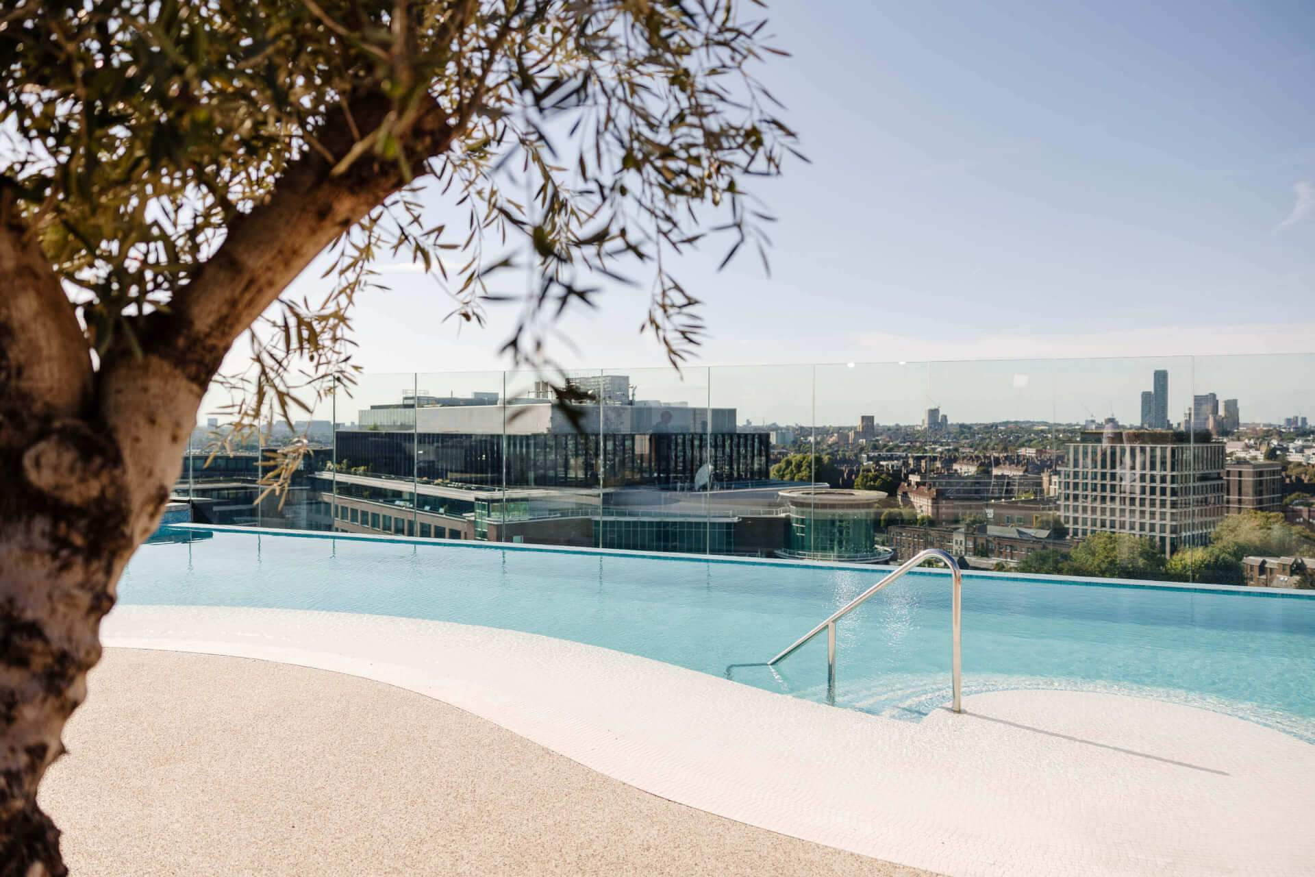 Rooftop pool at The Solaris Beach Club, White City Living