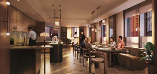 Private dining room for residents at Trillium