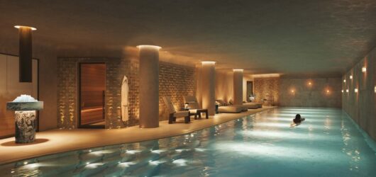 Residents’ swimming pool at Trillium